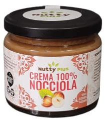 Crema 100% Nocciola 190gr Nuttyplus - Lavorazione Artigianale
