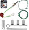 Palwin 9 Pezzi Kit di Riparazione Candelette a Incandescenza, 12V 2KW 5KW 8KW Kit di Manutenzione Riscaldatore da Parcheggio, Candeletta di Accensione per Riscaldamento Ad Aria, Parcheggio, Auto