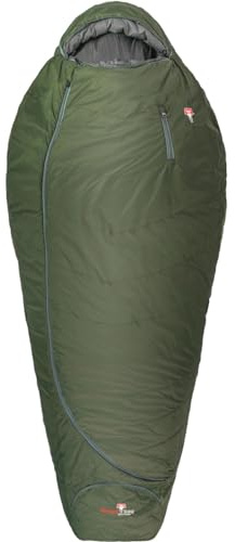 Grüezi-Bag Biopod Wolle Survival Ice XXL Schlafsack, geenery, XXL Wide