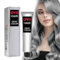 Pemarlis Tinte para el cabello gris, para Cabello Lodo Cabello Desechable Crema,Crema Tinte Natural Gris Plateado,es fácil de teñir y lavar, duradero y con fragancia refrescante (3)