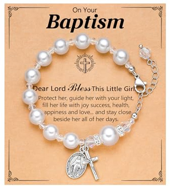 UNGENT THEM Baptism Gifts for Girl Kid Christening Catholic Lds Baptism Decorations Religious Christian Gifts