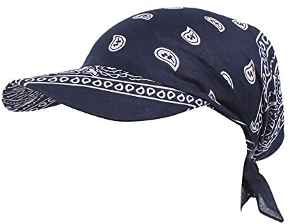 Bandana Cap Damen Chemo Mütze Sommer Schirm Kopftuch Visor Strand Cap Bandana Sonnenschutz Mütze