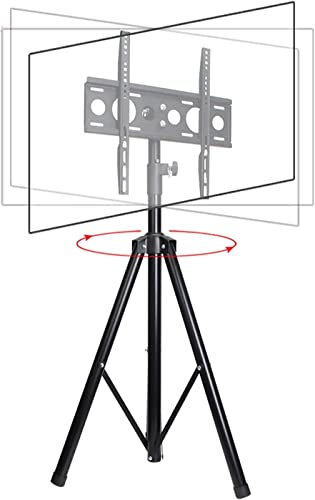 Soporte de TV portátil de altura ajustable para televisores planos y curvos LED LCD OLED de 32 55 pulgadas