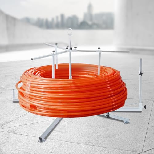 Avvolgitubo per riscaldamento a pavimento, massima capacità di carico 200 kg, per riscaldamento a pavimento, per tubo composito PEX PERT AL/PEX