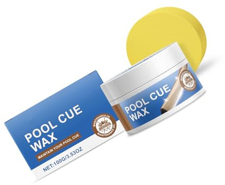 Pool Stick Queue Wartung Wachse Pool Stick Pflege Wachse 100g Pool Queue Schutzwachse Billard Stick Conditioner Wachse