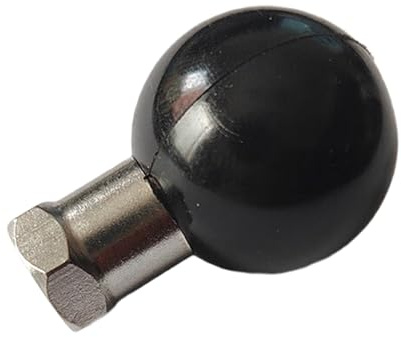 Sehuby Rutschfester 2,5 cm Kugel-Adapter, kompatibel mit RAMs Mount B, Doppelbuchsenarm M6/0,8 cm/1/4 Zoll Gewindeloch-Zubehör