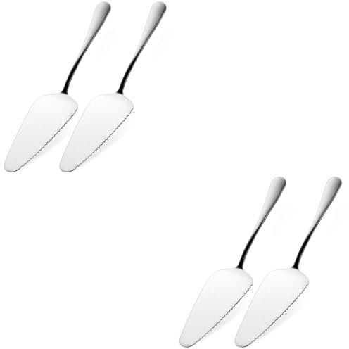 ABOOFAN 2 Juegos Espátula para Tartas Espátula para Servir Pizzas Plato Giratorio con Forma De Cúpula Pala para Decorar Tartas Máquina para Hacer Bolas De Paleta para 2 Piezas * 2