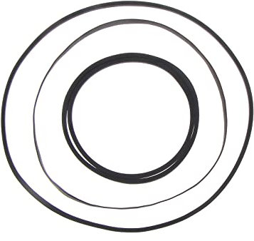 XFUYI Flache Antriebsriemen, Plattenspielerriemen für Videorecorder, Bewegungsriemen, Gummiband, 4 Stück