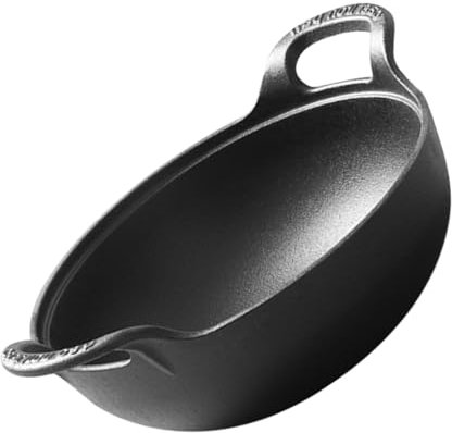 VINTORKY Cast Iron Skillet for Camping Cast Iron Pot for Outdoor Cooking for Campsites and Backpacking Trips