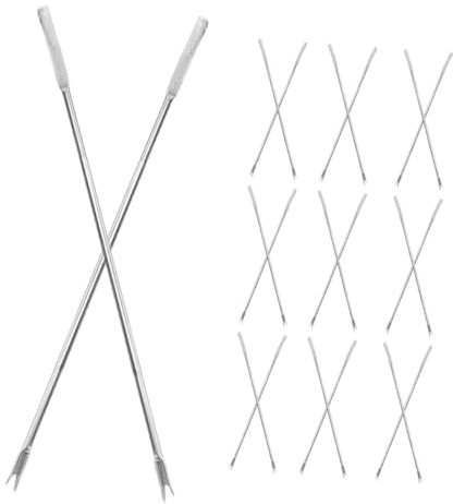 LABRIMP Juego De Tenedores para Mariscos y Recolector De Nueces, 20 Piezas, Acero Inoxidable, Multifuncional, Mango Ergonómico, Utensilios para Cocina y Picnic, Kit para Langosta y Crustáceos