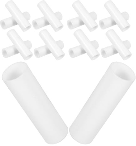 SHERCHPRY 20 Stück Teiliges PVC Rohrverbinder für Zeltstangen Robuste Outdoor Kunststoff Verbindungsstücke für Zelttunnel Wetterfeste Gerade Stangenkupplung Langlebige Camping Zubehör