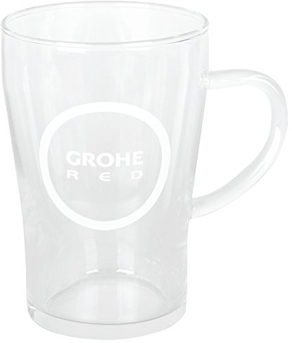 GROHE Red- Teegläser (4 Stück, hitzebständiges Glas, spülmaschinenfest, Volumen:250ml), 40432000