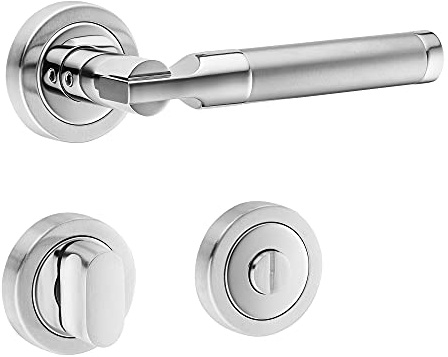 ck-tuerbeschlaege Hochwertige Bicolor Rosettengarnitur Blues (WC/Bad)