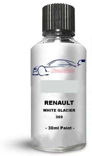 Xtremeauto Touch Up Paint For Renault Trafic White Glacier 369 Direct Appliance Chip Scuff Mark Brush In Lid Scratch Repair