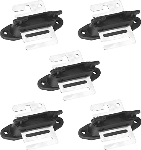 RiteFENCE Electric Fence End Strain Gate Insulator Polytape Handle Hook Anchor Clamp/Corner/Stretch/Tensioner Insulator with Stainless Steel Connector Plate for Wood Post PK5
