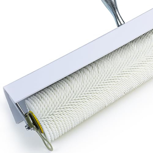 Navegando Rullo a spuntoni,Rullo Frangibolle Per la Preparazione Del Pavimento,Outils Autonivelants pour le Béton Autonivelant pour Éliminer les Bulles, Aiguille de 31 mm (500 mm x 100 mm)