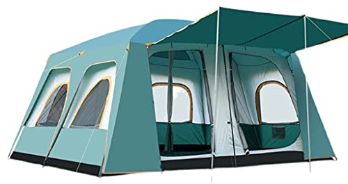 8-Personen-Zelt, Familienzelte, 12-Personen-Campingzelte, Camping-Außenzelt, wasserdichtes 210T-Oxford-Gewebe, Tunnelzelte mit Sonnenschutz für Strandpicknick