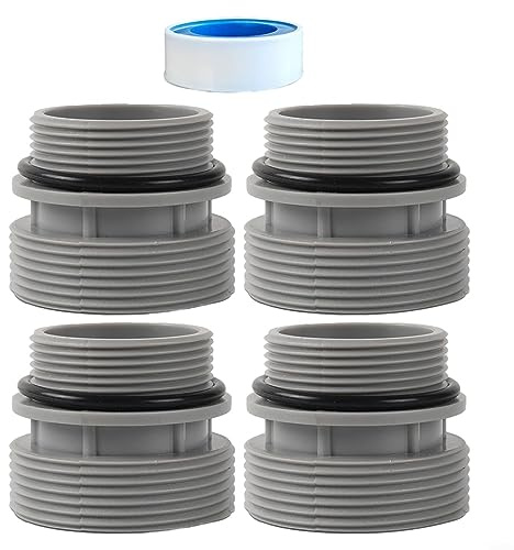 Poolschlauch-Umrüstsatz, oberirdischer Pooladapter, 40 mm auf 3,8 cm Filterschlauch-Umrüstsatz, oberirdischer Pooladapter (B)