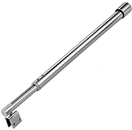 FVRTFT Barra di supporto in vetro per doccia, barra telescopica per schermo doccia, vetro a parete, 25 mm, adatto per 8 mm-12 mm, braccio di supporto in acciaio inossidabile, cabina doccia per cabi