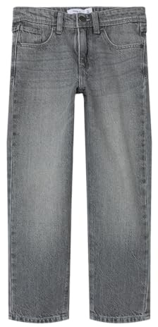 Name IT Jungen Boy Fit Nkmryan Straight Jeans 5950-Dm Noos, Light Grey Denim, 152 EU