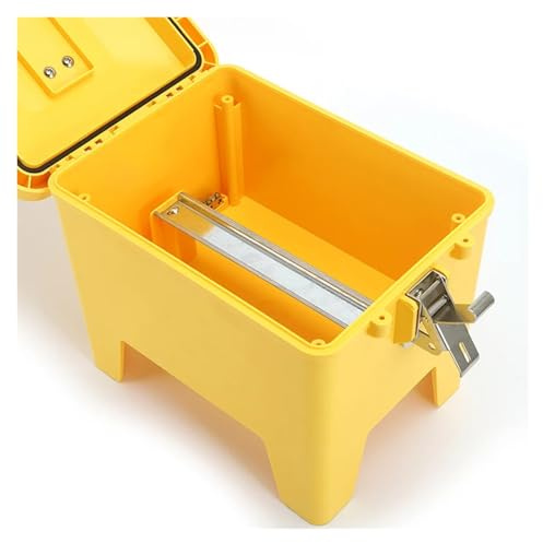 IPUDIS 12WAY Portable Industrial Explosion-Proof Mobile Socket Box Construction site Distribution Box Power Box Rainproof Box(Red,12WAY)