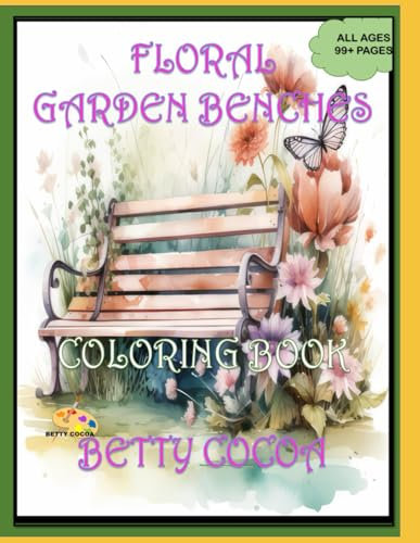 Floral Garden Benches