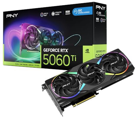 PNY GEFORCE RTX™ 5060 Ti 8GB ARGB Overclocked Triple Fan DLSS 4