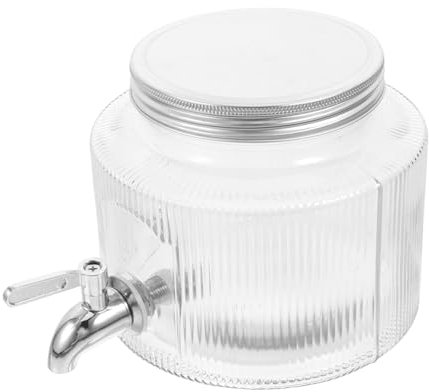 POPETPOP brocca di per acqua fredda bottiglia d'acqua fredda Freddo ghiacciato bevanda distributore di brocche d'acqua vaso di con rubinetto Acciaio inossidabile