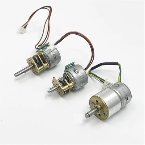 PQYSMVVG Mini 15BY 15MM Full Metal Gearbox Gear Stepper Motor 2-Phase 4-Wire Stepping Gear Motor Control Driver Board B