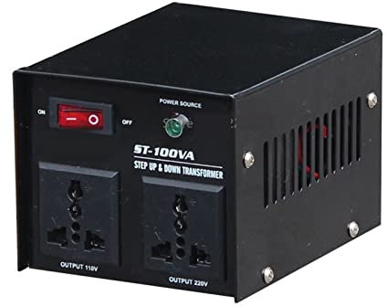 HTDRE Transformador Elevador/Reductor de Voltaje para Uso doméstico ST 100W