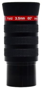 Telescope Eyepiece, 3,5-mm-Okular Premium Flat Field 1,25 Zoll 60 Grad FMC-Teleskopzubehör ，Parts