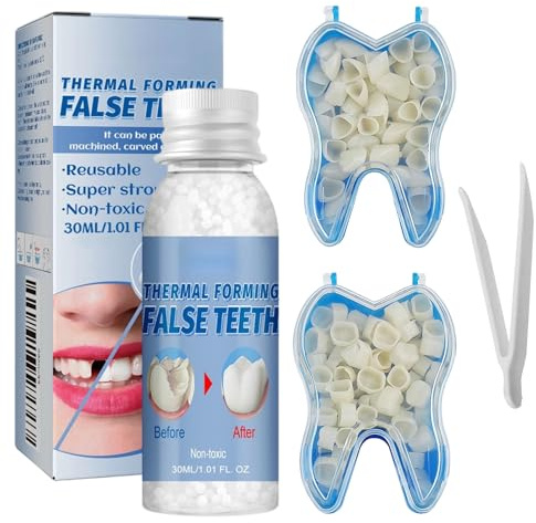 Zahnfüllungs Reparatursets Zähne Zum Aufstecken Zahnreparaturset 2 Pcs