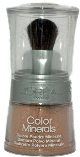L'Oréal Paris Color Minerals Eyeshadow, 03 Desert Skin - Puder Lidschatten aus natürlichen Mineralien für ein schimmerndes, langanhaltendes Ergebnis - 1er Pack (1 x 3,5g)