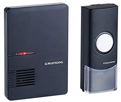 Grundig trådlös – dörrklocka – 3 bladalternativ – ringklocka/blinkande LED/klocka med fjärrkontroll – med 36 toner