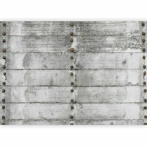Fotomurales B&D XXL - 400x280 cm XXL Papel pintado tejido no tejido Decoración de Pared decorativos Murales moderna de Diseno Fotográfico - Madera gris f-B-0067-a-a