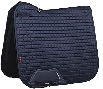 LeMieux Dressur Sensitive Square Schabracke - Schabracken für Pferde - Reitausrüstung und Zubehör (Navy - Large)