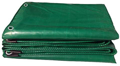 AOHMG Tarps Heavy Duty Waterproof, Multi-Purpose Rainproof Awning Cloth Carport Ground Sheet Covers,16.5x19.8ft/5x6m