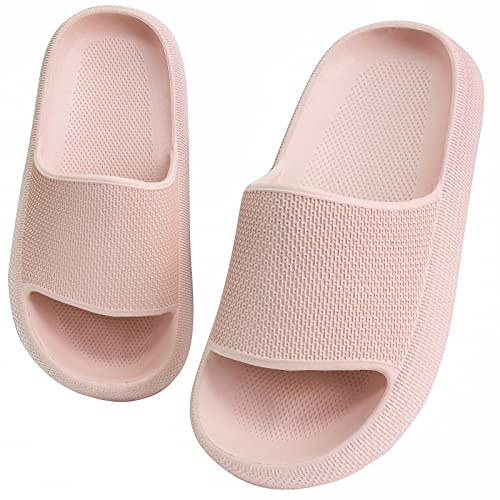 WYSFLY Scivoli a nuvola per bambini Pantofole estive per bambini e bambine Pantofole da bagno per la doccia Sandali antiscivolo da spiaggia e piscina rosa 35 EU