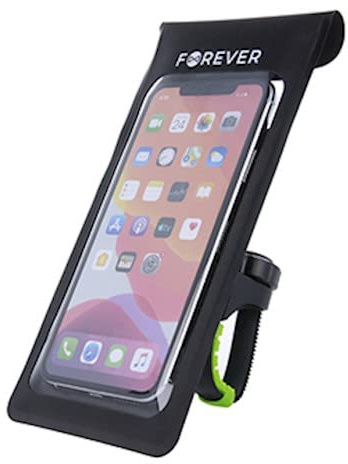 Forever Cykelhållare för smartphones, justerbar hållare, vattentät telefonhållare, hållare för smartphones från 3–7 tum