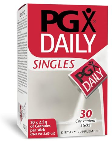 Natural Factors, PGX Daily Singles, Glucomannano da Radice di Konjac, 2500 mg per Porzione, Vegan, 30 Pratiche Bustine, Testato in Laboratorio, Vegetariano, Senza Soia, Senza Glutine, Non OGM