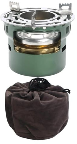 Fornello Ad Alcool con Presina, Custodia, Fornello Ad Alcool