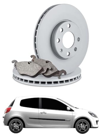 KIT FRENI ANTERIORI (PASTIGLIE E DISCHI) per RENAULT Clio III 1.2 57 kw anno 2005-2012