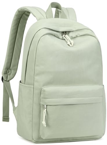 Bluboon Backpack for School Kids Backpack Teen Girls Bookbag Laptop Backpack Gifts for Women, Pure Green 2