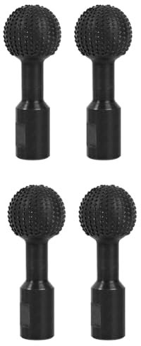 Bnnlqpsttg 4 fresas giratorias esféricas con rosca 5/8-11 para amoladoras angulares de 4 1/2 y 5 pulgadas, guías de bolas y accesorios para amoladoras angulares