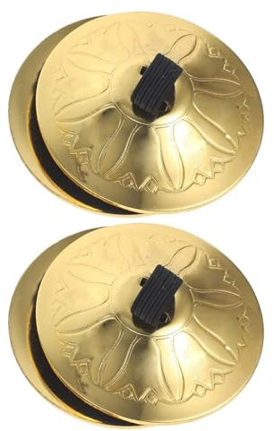 2 Pares Platillos Pequeños Para Niños Platvas Dedo Danza Del Vientre Coppers Platillos Platillos Instrumentos Musicales Para Bailarín