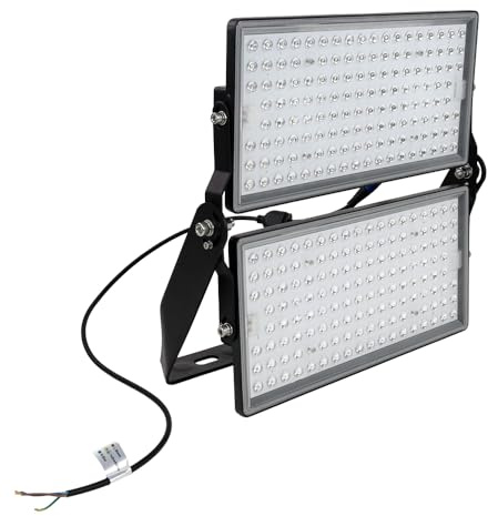 LUXULA LED Strahler Außen 500W 67.500lm, 6500K Kaltweiß, IP65 | IP65, Außenbeleuchtung, Wand, Baustrahler, Flutlicht für Baustelle, Sportplatz, Industrie und Gewerbe, extrem hell