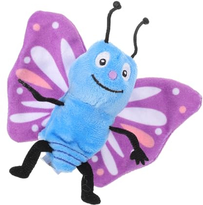 BESTonZON Schmetterlings & Bienen Handpuppe für Kinder – Kuscheliger Plüsch Pädagogisches Spielzeug zur Frühkindlichen Bildung Zuhause & Kita