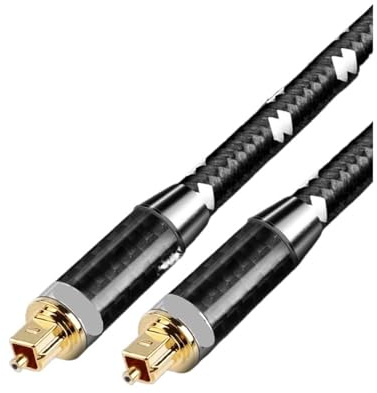 Cavo Audio Ottico Digitale In Fibra Ottica Toslink SPDIF For Amplificatori HiFi5.1 7. Lettore Blu-ray Xbox 360 Soundb(1.5m)