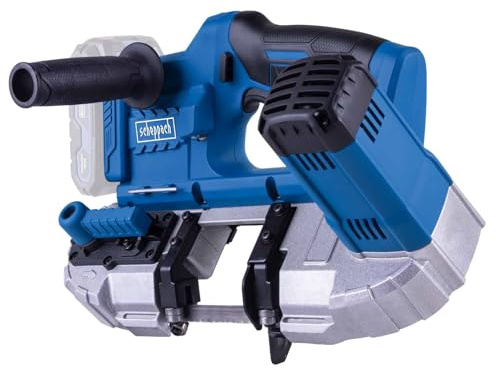 Scheppach Scie à ruban à métaux sans fil C-MBS635-X - série 20V IXES - longueur de lame 733 x 12,7 x 0,4 mm - Ø de coupe max 63.5 mm - vitesse de la lame 1,4 – 2,7 m/s - machine nue