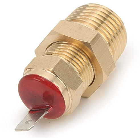 Generic Thermostatschalter für Motorkühlgebläse mit 3/8-Zoll-NPT-Gewinde Temperaturregelung von 185 °F Bis 200 °F für 10 12 14 16-Zoll-Lüfter Kompatibel mit Mehreren Motorlüfter-Temperatursensoren für